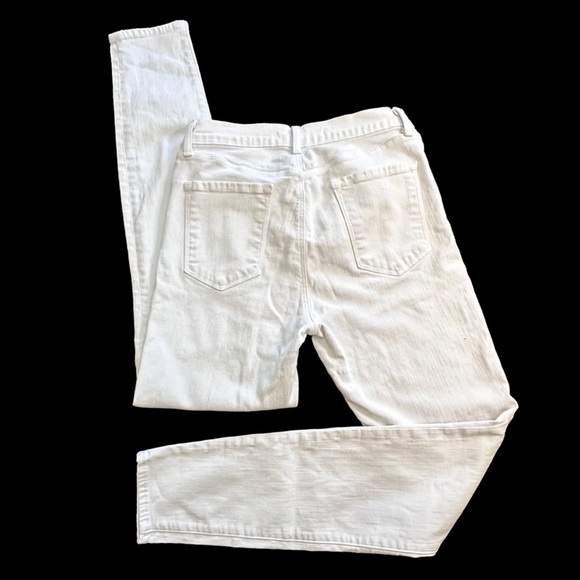 J BRAND MARIA HIGH-RISE WHITE SKINNY JEANS COMFORT STRETCH, ZIPPER FLY. SIZE 29. - Picture 2 of 10